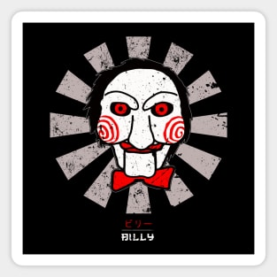 Billy The Puppet Retro Japanese Saw Magnet